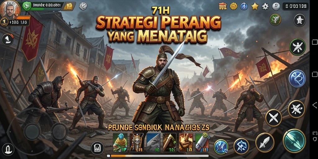 Tampilan permainan 71H yang intens dan strategis.