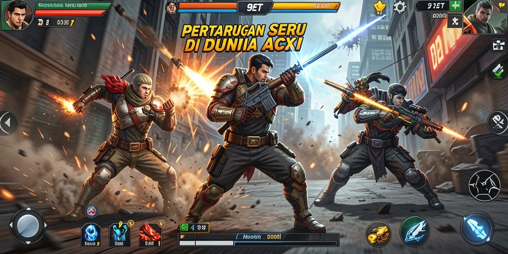 Tampilan aksi mendebarkan di dalam game 9ET yang penuh tantangan.