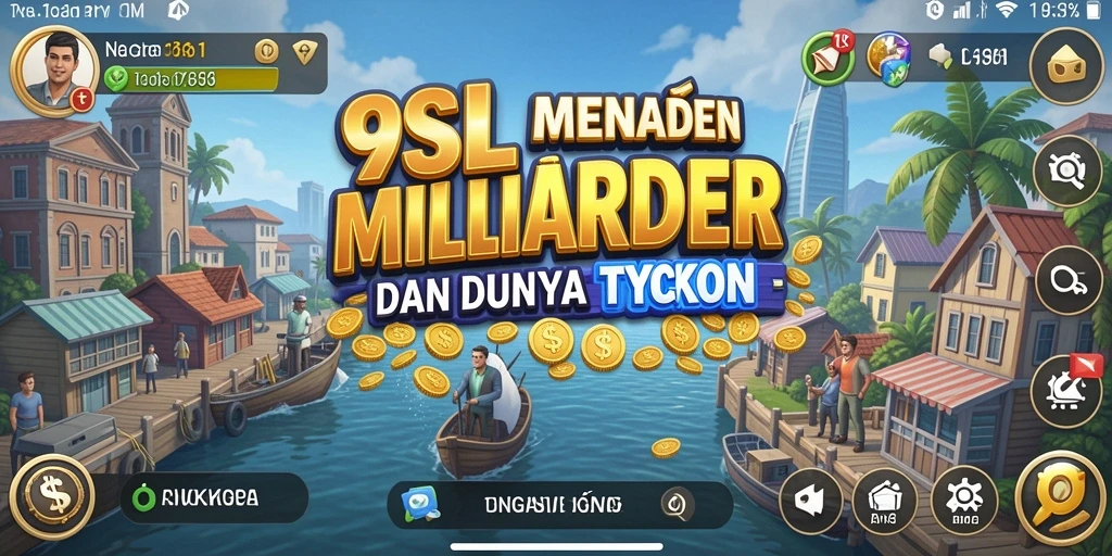 Screenshot gameplay 9SL yang menampilkan keseruan membangun empire Tycoon.