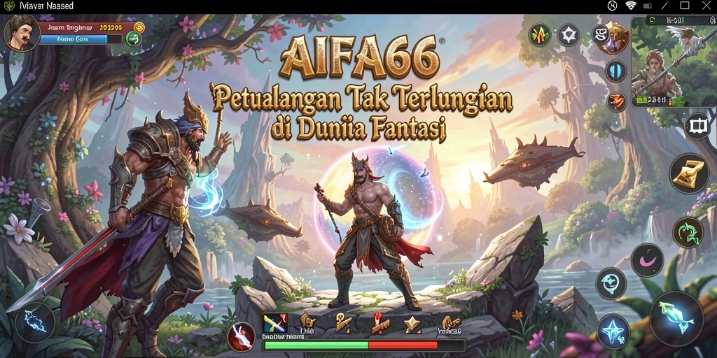 Tangkapan layar AIFA66 menunjukkan petualangan seru dan grafis memukau.