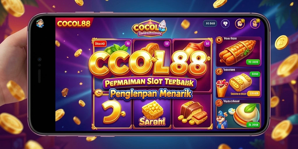 Tampilan menarik dari gameplay COCOL88 dengan mesin slot yang beragam.