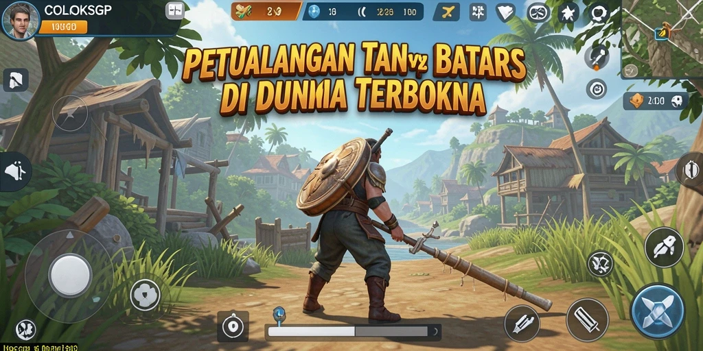 Gameplay COLOKSGP yang menampilkan eksplorasi dunia terbuka yang luas.