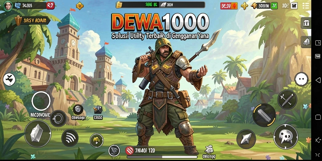 Tampilan antarmuka aplikasi DEWA1000 yang intuitif dan user-friendly.