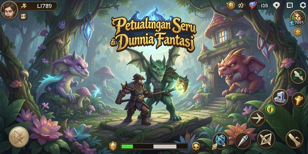 Gambar gameplay LI789 menampilkan aksi seru di dunia petualangan.