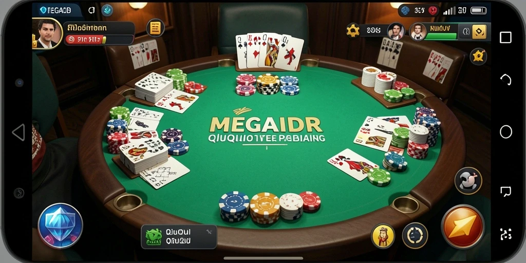 Tampilan gameplay QiuQiu yang seru di MEGAIDR.