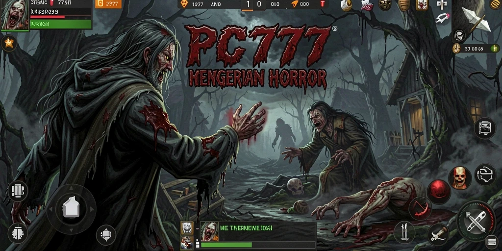 Screenshot dari gameplay <strong>PC777</strong> menampilkan kengerian yang mendalam dan suasana mencekam.