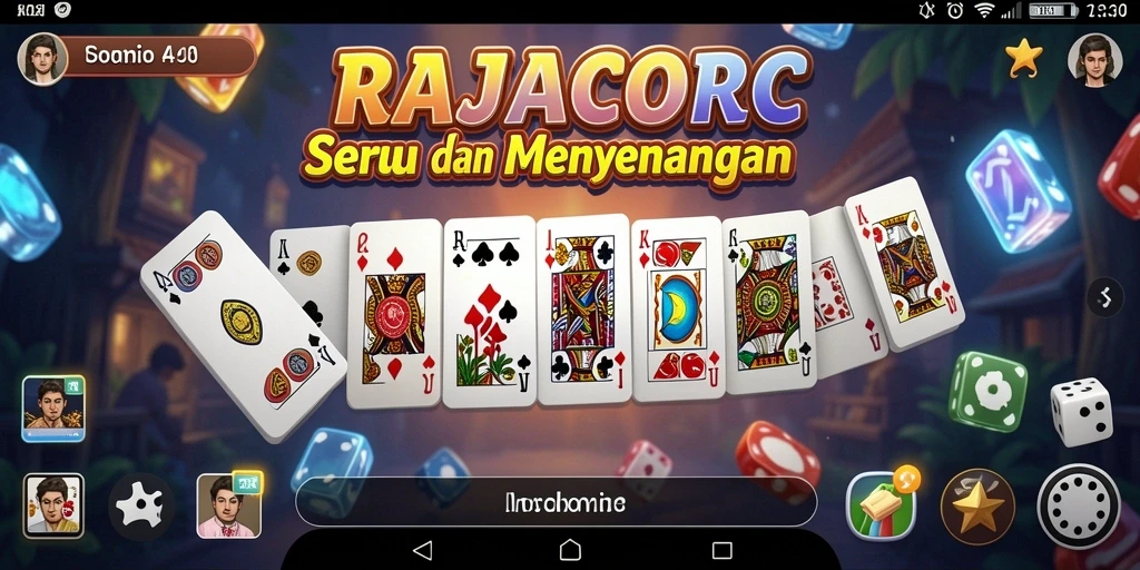 Tampilan gameplay RAJACORC yang menarik dan seru.