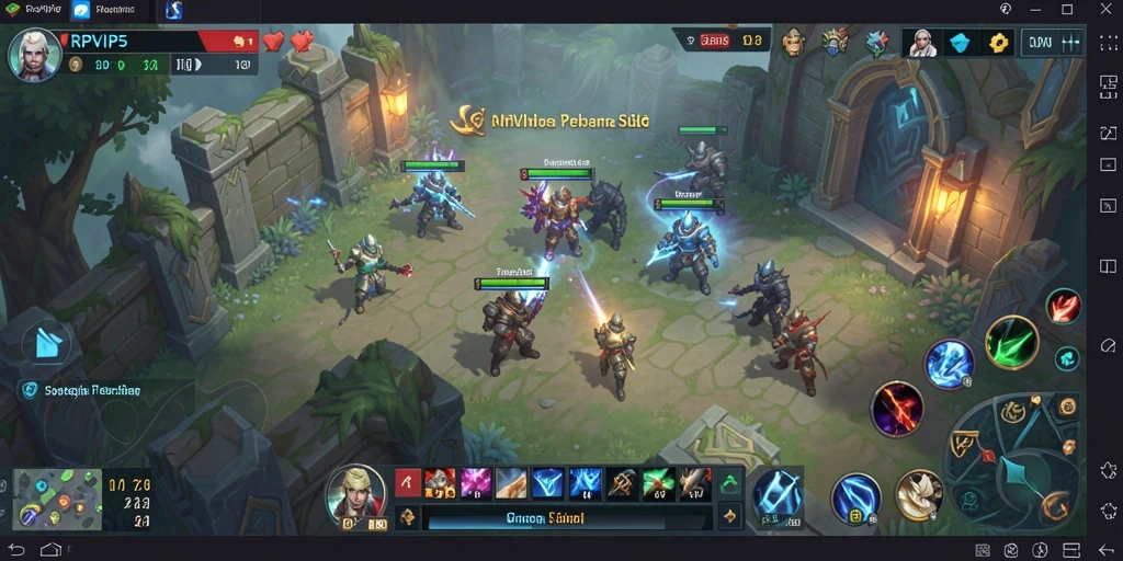 Tampilan gameplay menarik dengan elemen strategi yang dalam.