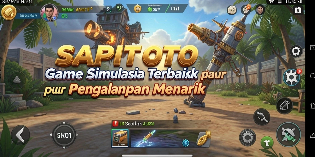 Tangkapan layar SAPITOTO menampilkan aksi gameplay simulasi yang seru.