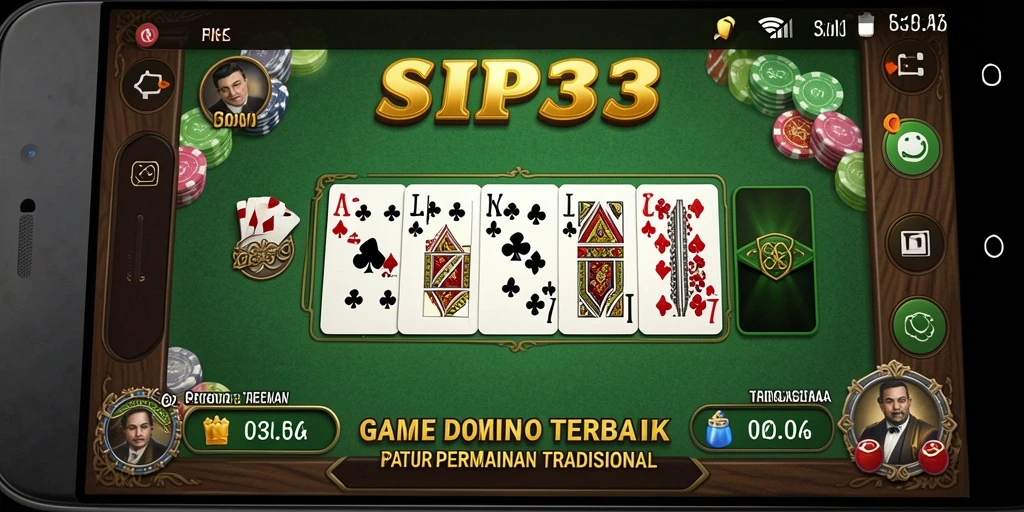 Tampilan permainan Domino yang mengasyikkan di SIP33.