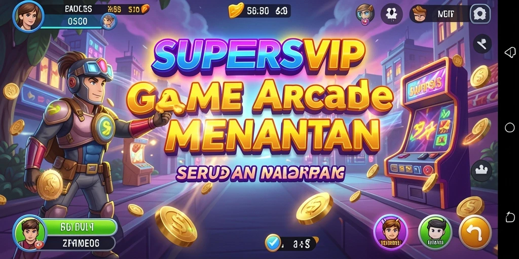 Tampilkan gameplay seru dari SUPERSVIP dengan berbagai level menantang.