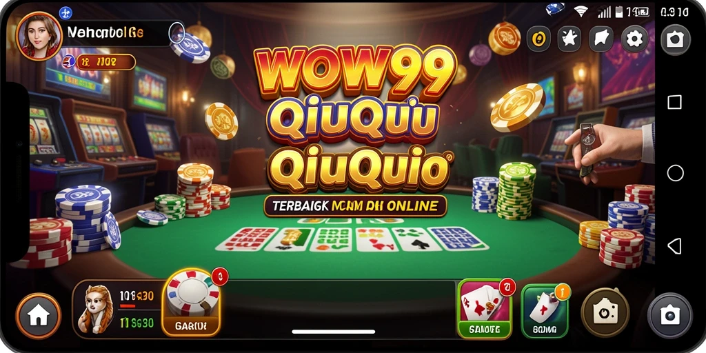 Screenshot gameplay WOW99 dengan tampilan QiuQiu yang menarik.